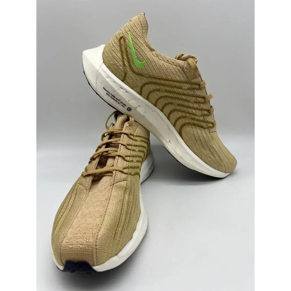 Nike Pegasus Turbo Next Nature Running Shoes Sesame DM3413-200 Men's Size 9